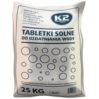 K2 SALT TABS SALT TABLETS FOR WATER SOFTENING SYSTEM 25KG, K2M299