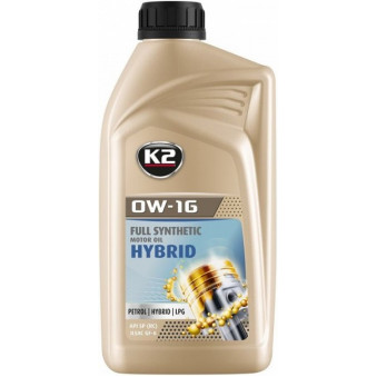 K2 HYBRID 0W16 FULL SYNTHETIC 1L, K2O0561
