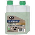 K2 2T STROKE OIL 2T MOOTORIÕLI ROHELINE 500ML (POOLSÜNT.)