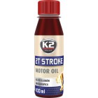 K2 2T STROKE OIL 2T MOTOROLJA RÖD 100ML (SEMI-SYNTH.)