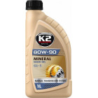 K2 MATIC 80W90 GL4/GL5 1L (MINERAALI)