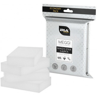 ERLA MEGGI SPUGNA MAGICA SPUGNA PULIZIA UNIVERSALE 10X6X2CM 4 PZ, K2R1000