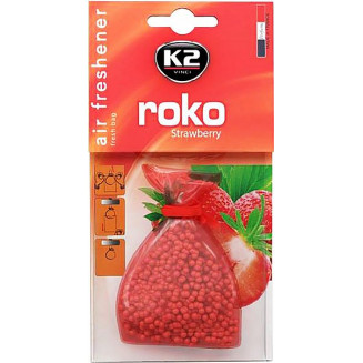 K2 ROKO STRAWBERRY AIR FRESHENER 20G, K2V820