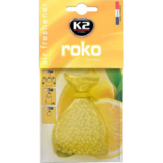 K2 ROKO LEMON AIR FRESHENER 20G, K2V825