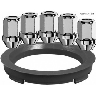 AUTEC KIT (M12X1.25/34/19 5 STK + 67.1-56.1 1 STK) SUBARU, KIT24124