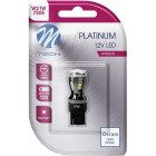 LAMPADINA LED 12V/24V T20 3.9W W21W CANBUS PLATINO BLISTER 1PZ (LED OSRAM) M-TECH