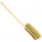 HAND BRUSH WOODEN HANDLE. SOFT BRISTLES 60CM