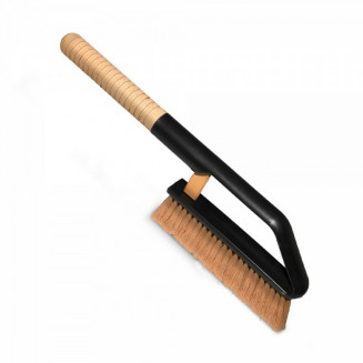 SNIEGO ŠEPETĖLIS &quot;NATURE&quot; MEDINĖ RANKENA GROVĖTA 42CM, M098437