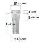 PULTTI TP14X1.50/48/15.7 (P48/43/21.5. D15.7) TESLA MALLI S