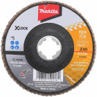 LAMELLKETAS X-LOCK 125MM Z40 METALL. RST. VÄRVILINE METALL MAKITA