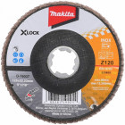FLAP DISC X-LOCK 125MM Z120 METAL. STAINLESS STEEL MAKITA