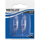 12V T10 POLTTO 5W W2.1X9.5D W5W BLISTER 2KPL NEOLUX