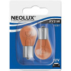 12V BAU15S POLTTO 21W PY21W KELTAINEN BLISTER 2 KPL NEOLUX