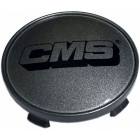 CMS CAPSULE. GRAY METALLIC. BLACK LOGO. 68MM