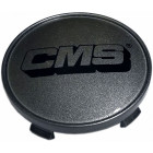 CMS KAPSEL. GRÅ METALLISK. SVART LOGO. 68 MM