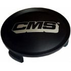 CMS KAPSEL. MATTE SVART. SILVER LOGO. 74,5 MM