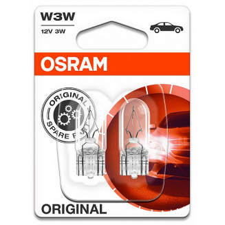 12V T10 PIRN 3W W2.1X9.5D W3W LF ORIGINAL BLISTER 2TK OSRAM, OS2821-02B