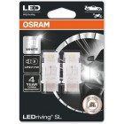 12V W2.5X16Q LED-POLTTO 1.7W P27/7W WHITE 6000K LEDRIVING SL BLISTER 2 KPL OSRAM