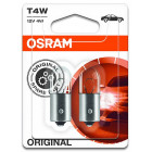 12V BA9S LAMPPU 4W T4W LF ALKUPERÄINEN BLISTER 2 KPL OSRAM