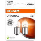 12V BA15S LAMPPU 5W R5W ALKUPERÄINEN BLISTER 2 KPL OSRAM