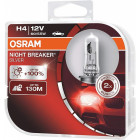 12V H4 BULB 60 / 55W P43T NIGHT BREAKER SILVER + 100% HCB 2TK OSRAM