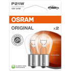 12V BA15S LAMPPU 21W P21W ALKUPERÄINEN BLISTER 2 KPL OSRAM