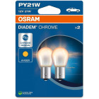 12V BAU15S POLTTO 21W PY21W DIADEM KROMI BLUSTER 2 KPL OSRAM