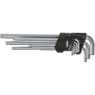 9-OS. JEU DE CLÉS HEXAGONALES EN L. 1,27-10 mm EXTRA LONG. ENTENDRE SONIQUE, SON601008