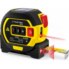 CINTA MEDIDORA 5M. LÁSER CRUZADO. MEDIDOR DE DISTANCIA. LCD TROTEC