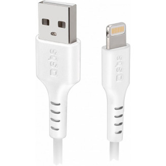 CHARGING CABLE 2.0M LIGHTNING/APPLE - USB WHITE SBS, TECABLEUSBIP5289W