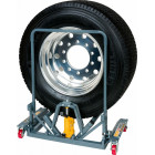 Kuorma-auton PYÖRÄSIIRTOvaunu 250KG HYDRAULINEN WINNTEC