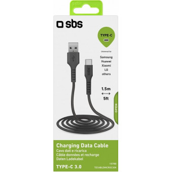 LAADIMISJUHE 1.5M USB-C - USB 3.0 MUST SBS, TECABLEMICROC30K