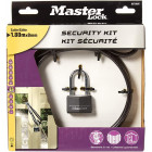LOCK WITH CABLE 8270EUR 8MM / 1.8M MASTERLOCK
